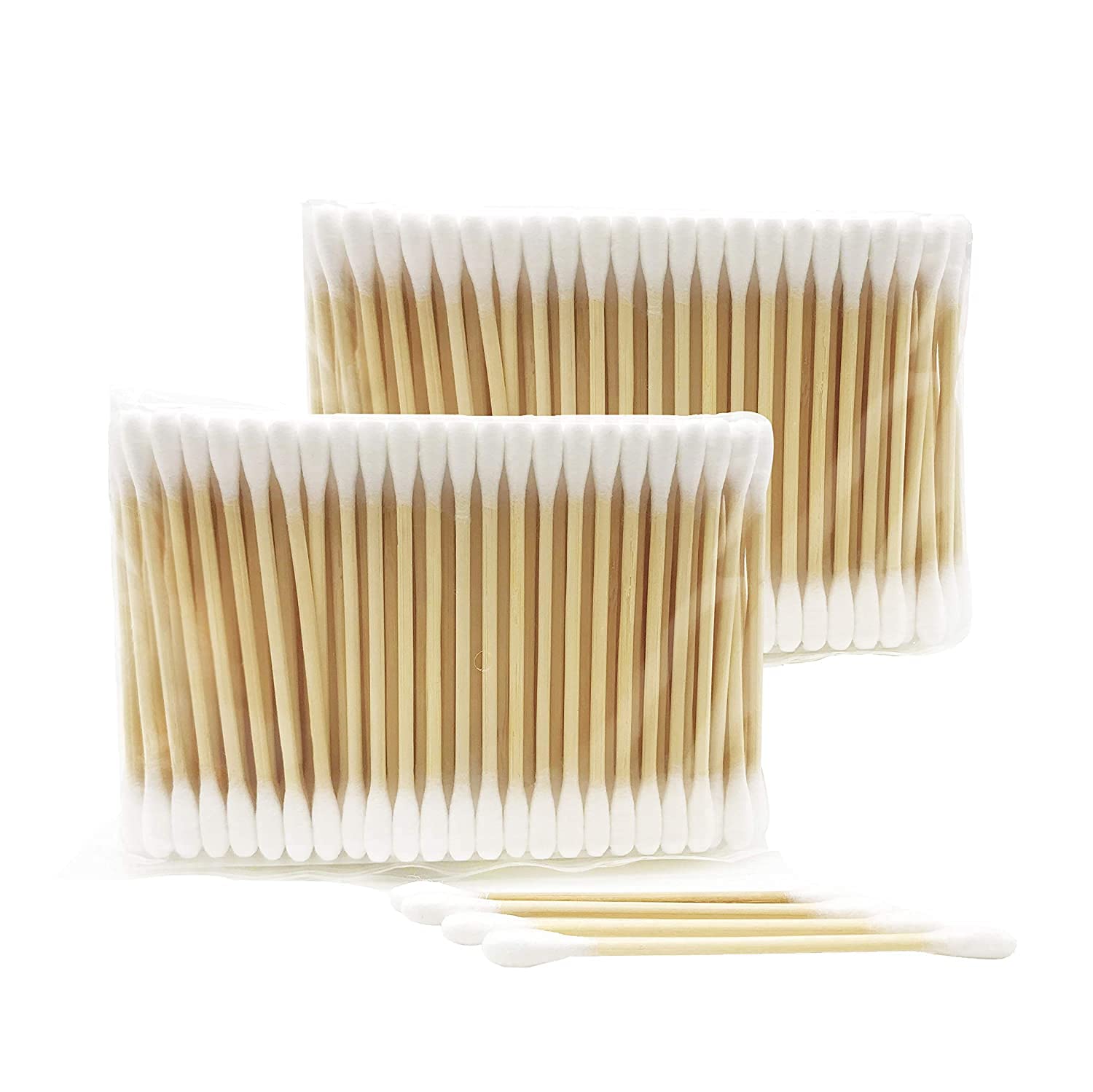Biodegradable Sterile White Cotton Bud with Wooden Sticker Buy cotton