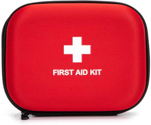 Custom Waterproof EVA Red Empty First Aid Case with Zipper Closure