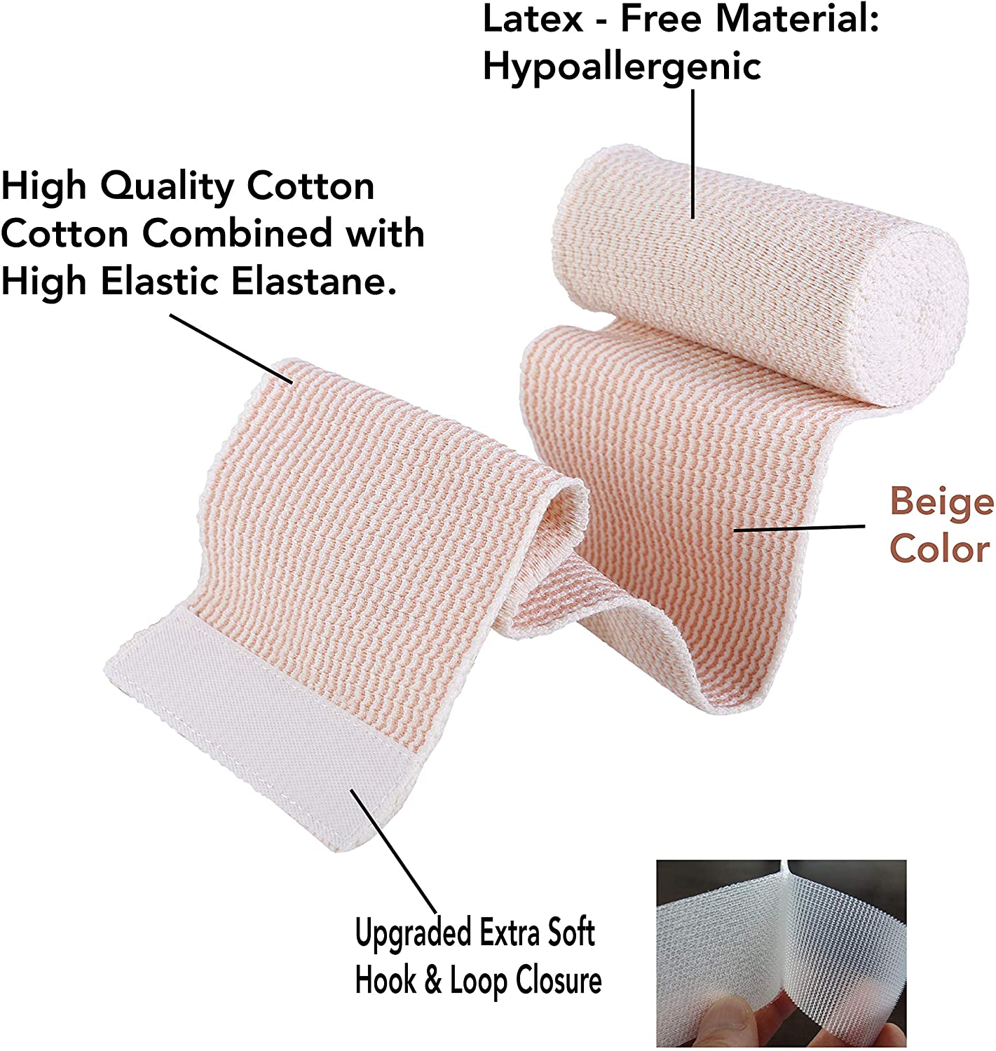 Stretched Compression Cotton Elastic Sports Bandages Buy Compression Cotton Elastic Sports