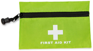 Green Empty First Aid Bag For Hiking Camping Cycling Travel Car