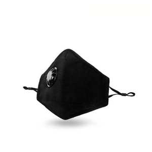 Novelty Reusable Black Cotton Mask with Carbon Filter