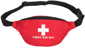 Travel Sports Red Fanny Waist Empty First Aid Bag